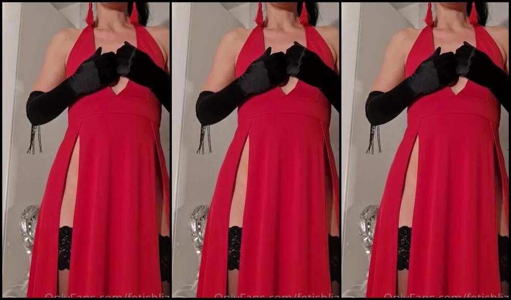 Fetishliza Onlyfans Slow Sensual Satin Gloves Teasing Follow My Voice And Hands