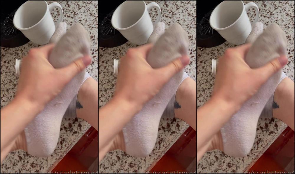 Scarlettrose Pov A Glimpse Into Goddess Scarlett S Morning With Her Dirty White Smelly Ankle Socks