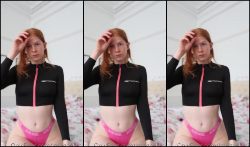 Imogenlucie 278828239 05 03 2020 Feeling Pretty In Pink Oh Don T We Love A Good Unzipping Video