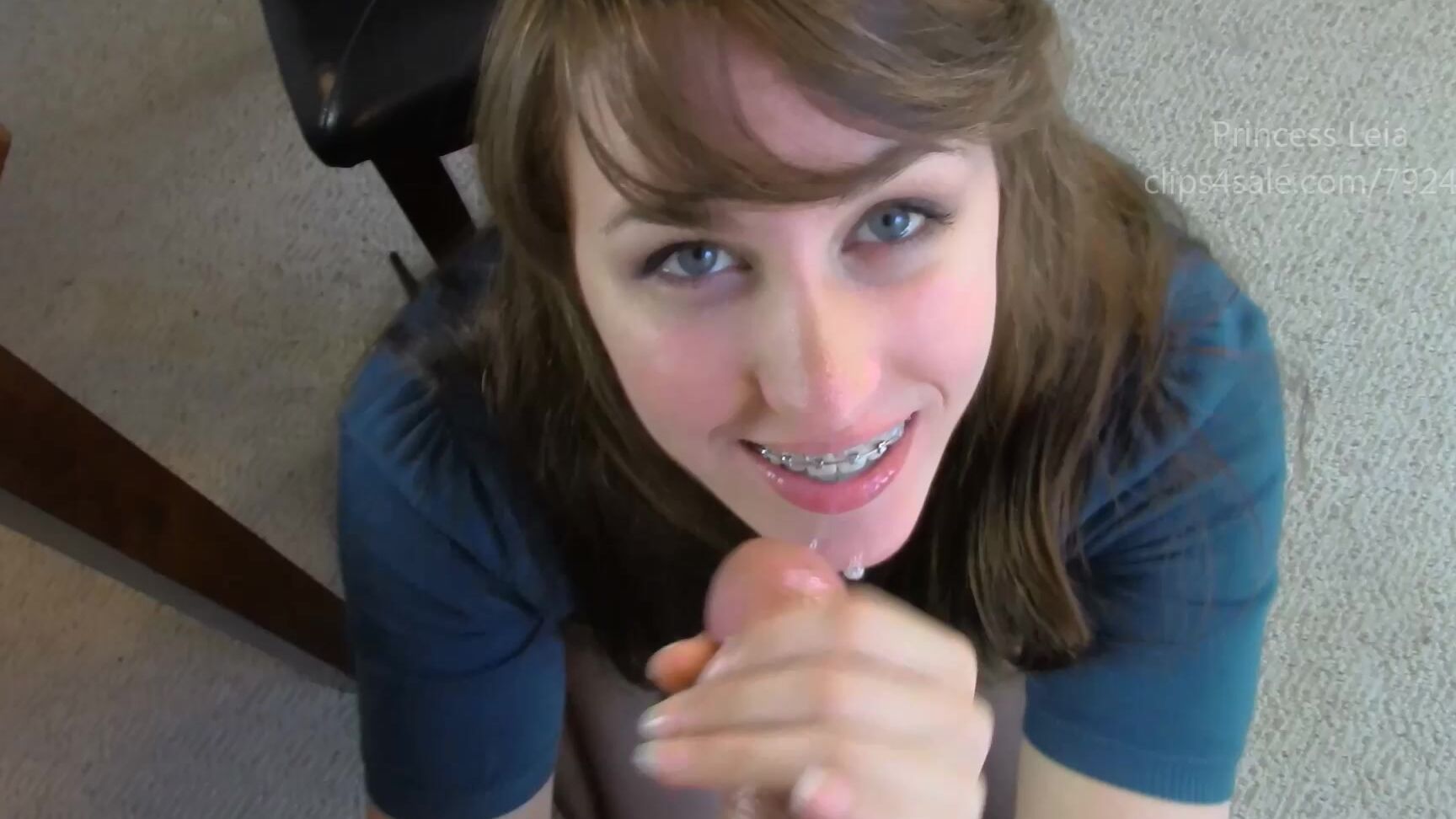 Princess Leiacm Cum On Your Babysitters Braces P