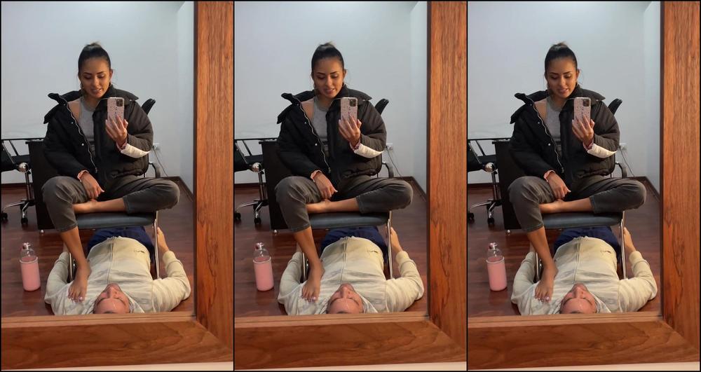 Princess Enola The Best Way To Humiliate A Men Is Spitting All Over His Face While He Thanks Me For Shari