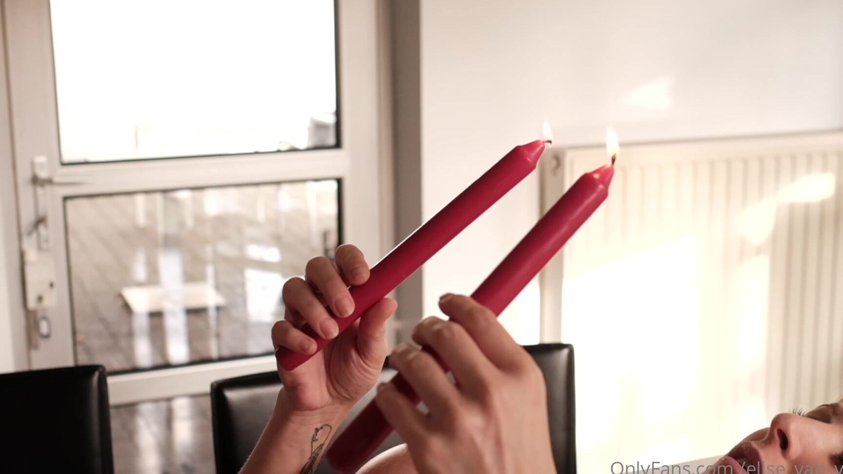 Elise Van Vlaanderen New Teaser The First Challenge Did I Pass Dripping Myself Under Candle W