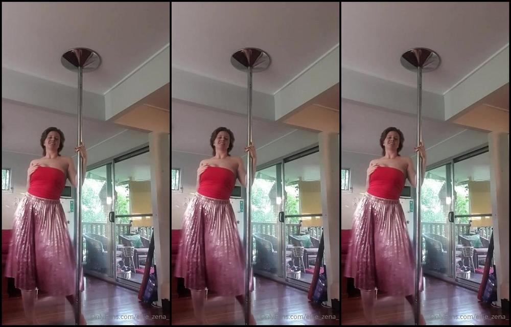 Ellie Zena 73043648 10 18 2019 Just Dancing At Home Want More Sexy Pole Dancing