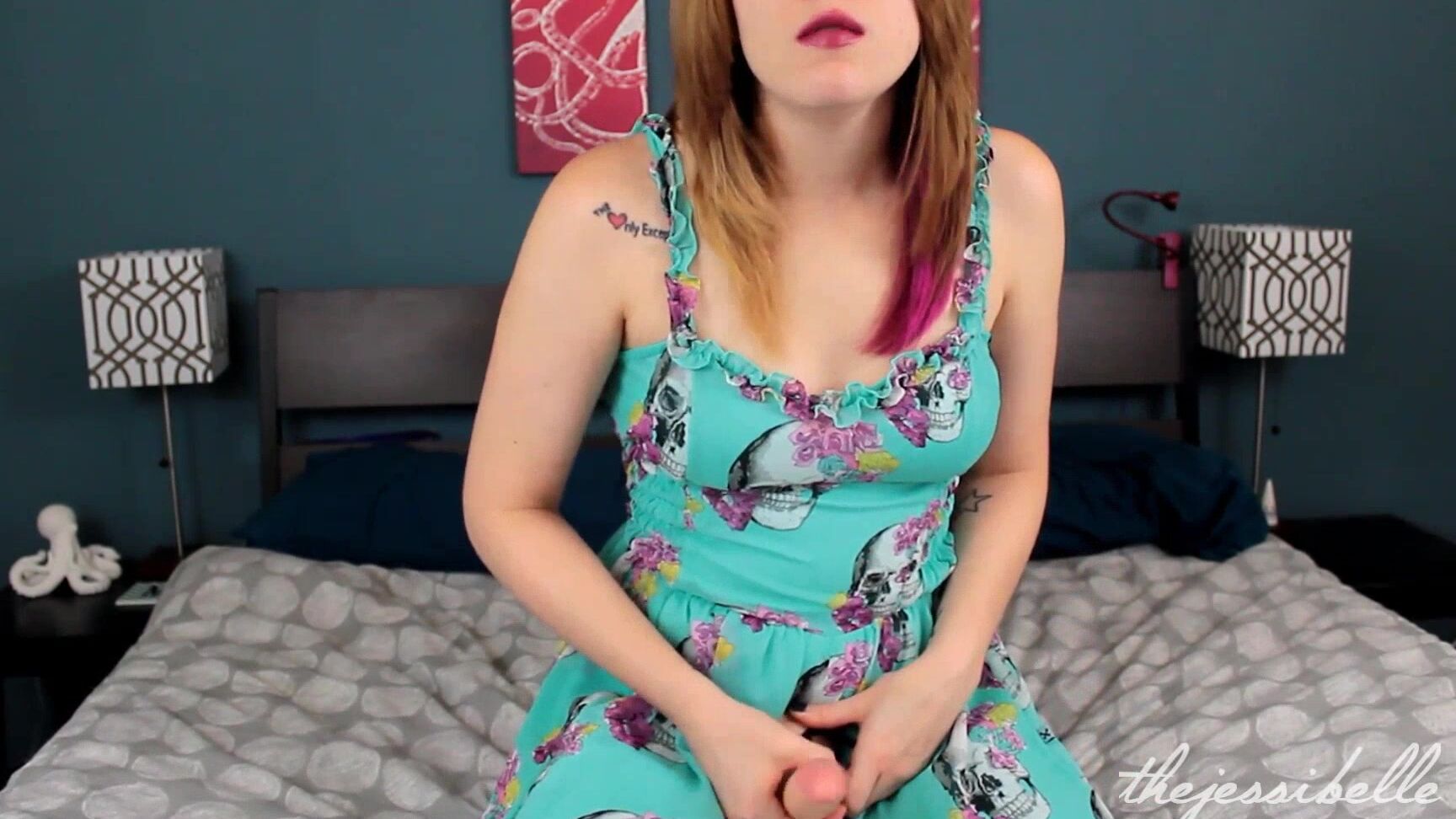 Goddess JessiBelle Icy Hot Tied Cock Jerk Off clips4sale , manyvids