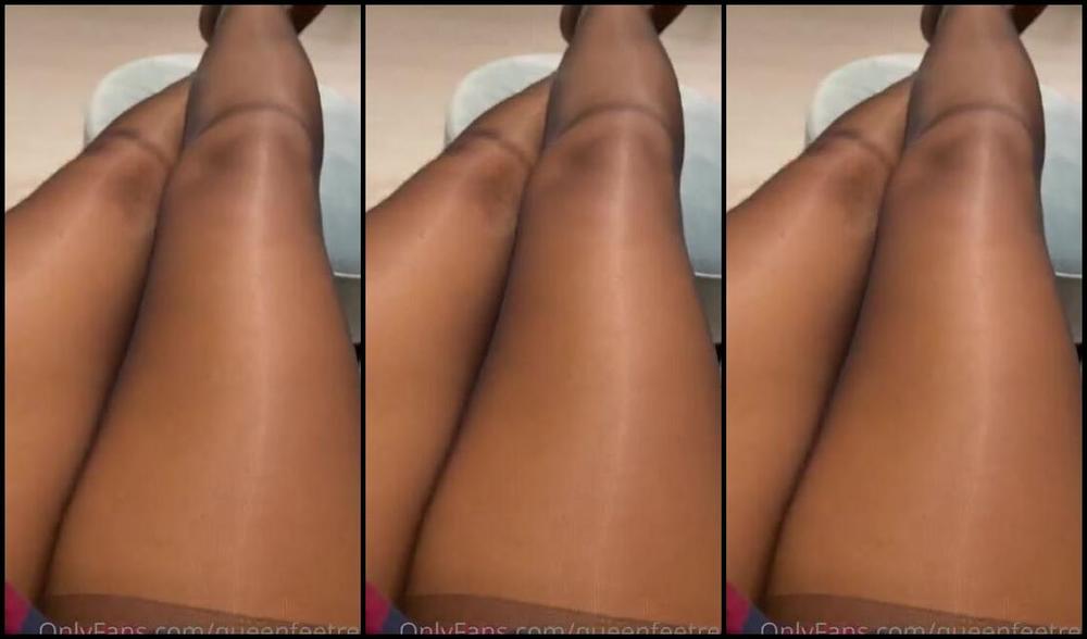 Queenfeetred Nicknamed Queenfeetred Onlyfans My All Day In Pantyhose Look How My Feet Are Sweat In The Evening