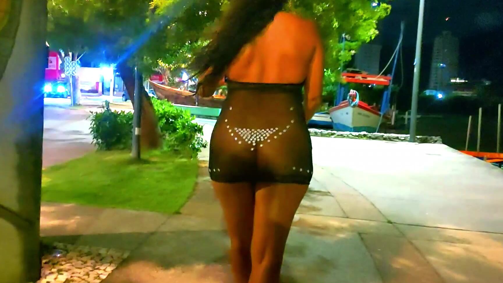 "K3X PRODUCTIONS" exhibitionism, publicflashing, publicoutdoor, seethrough, sluttywife FULL SEE THROUGH DRESS WALKING AROUND Manyvids