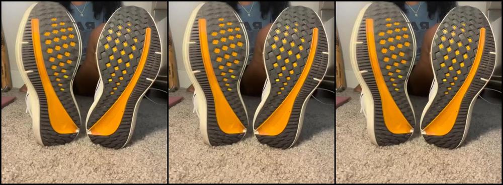 Solequeensolequeenri Onlyfans Post Run Shoe And Sock Removalp