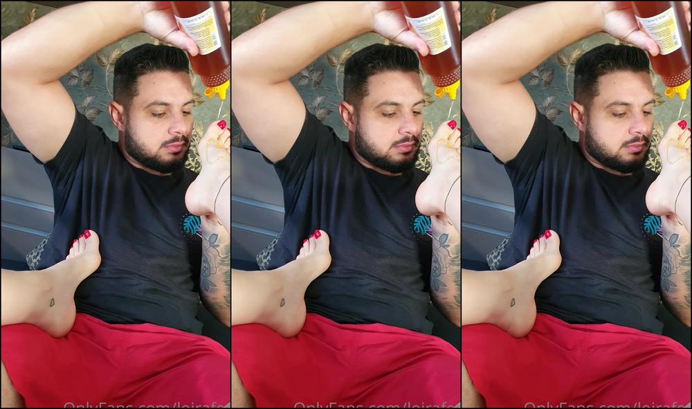 Loirafeet Se Deliciou Com Mel Nos Meus Pezinhos Sucking My Feet With Honey