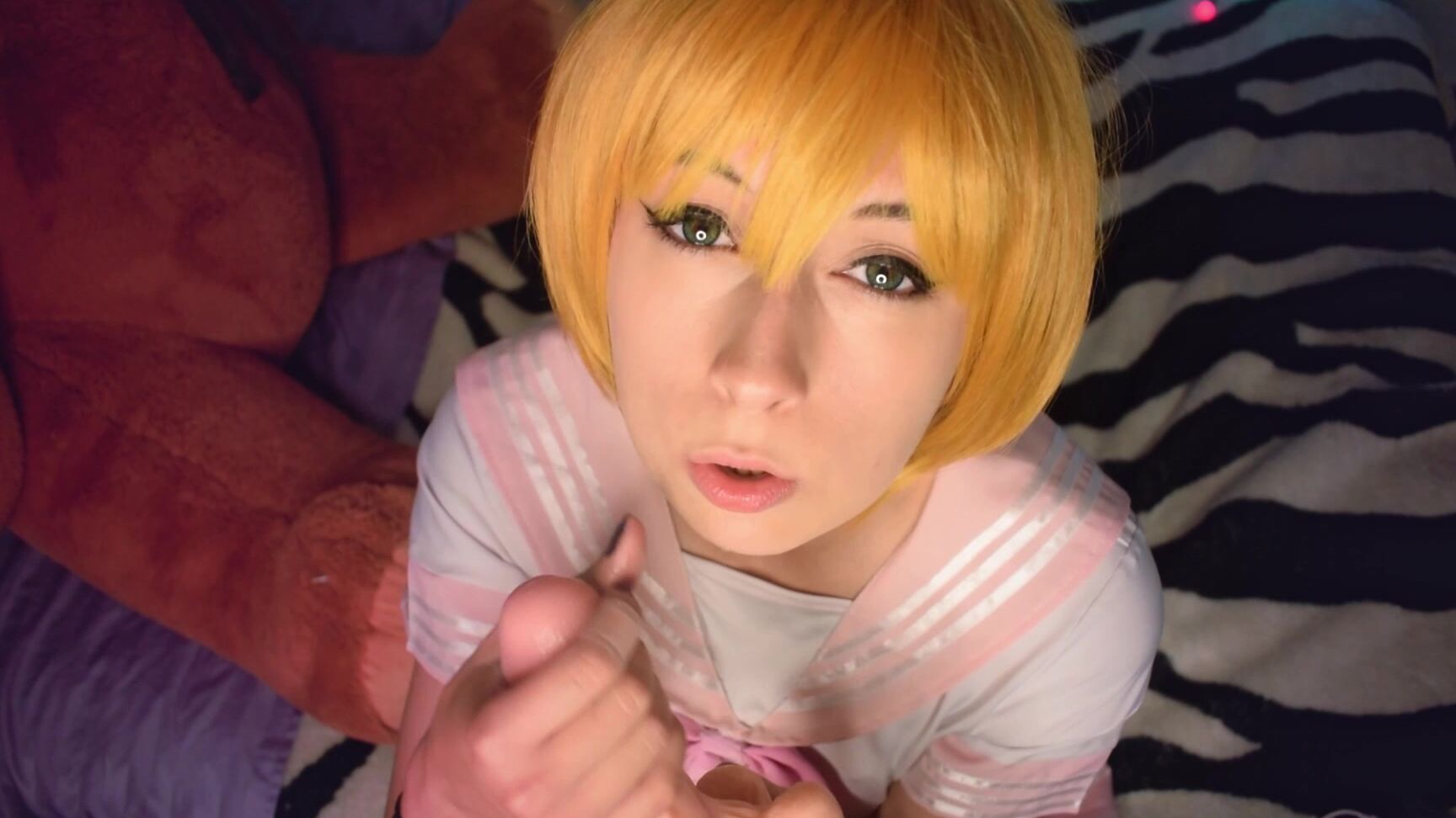Anime, Cosplay, Jerking Off, School Uniform, Submissive Sluts pitykitty hard for senpai ManyVids
