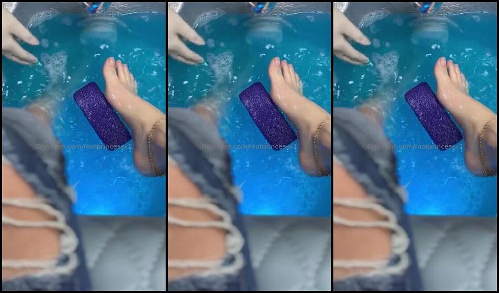 Footprincessx1 Nicknamed Footprincessx1 Onlyfans Pedicure Timeeeee Send Tributes 1