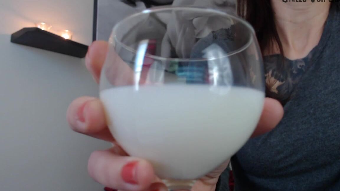 StellaVonSavage Bukkake Blackmail Drink Roulette iWantClips