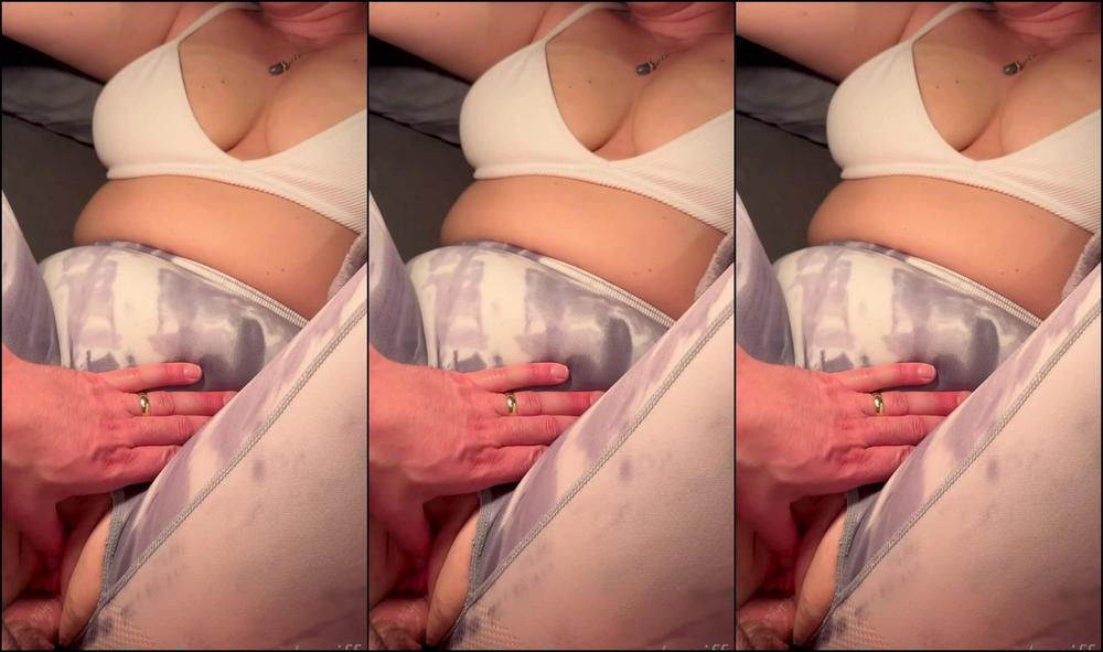 Sxphiemxi 2816346891 03 25 2023 Yoga Stretching In Homemade Crotchless Yoga Pants Ends In Doggy Fuck And Cum All Over My