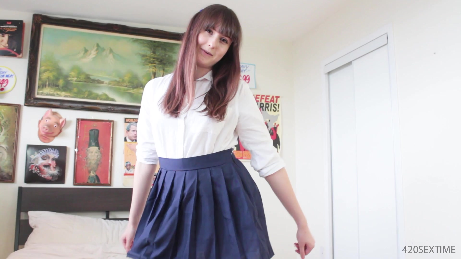 Femdom, Strap-on 420sextime destroying your ass with my 14 inch cock