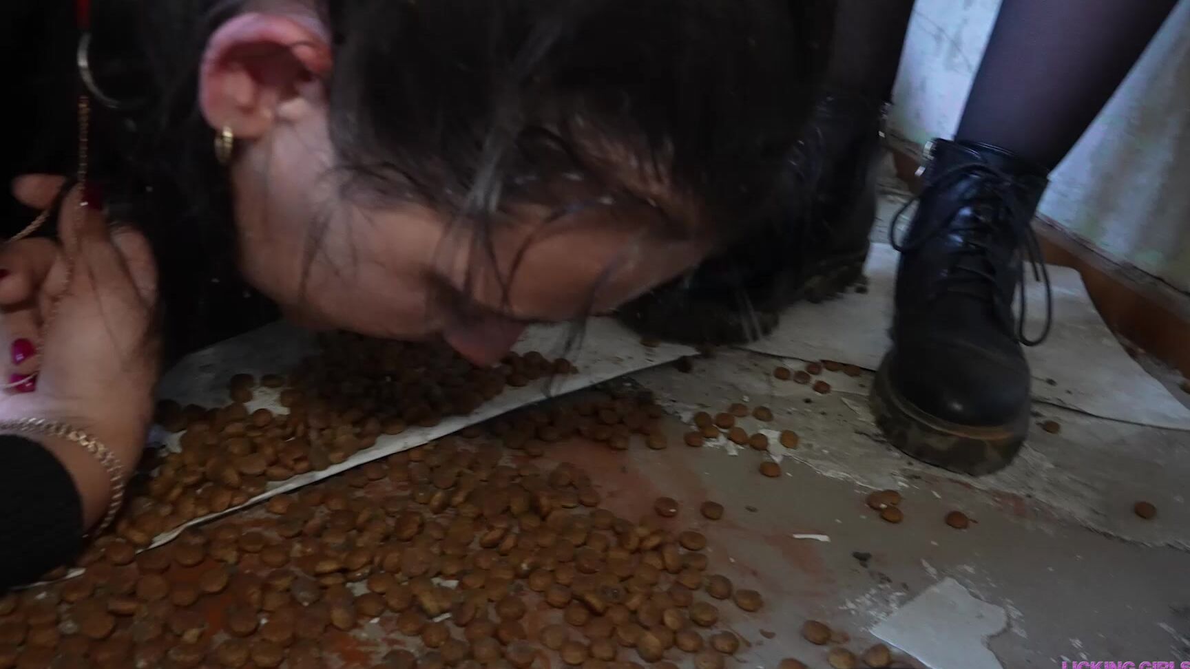 Licking Girls Feet - AURORA and SARAH - Let's check how our slave lives Clips4Sale