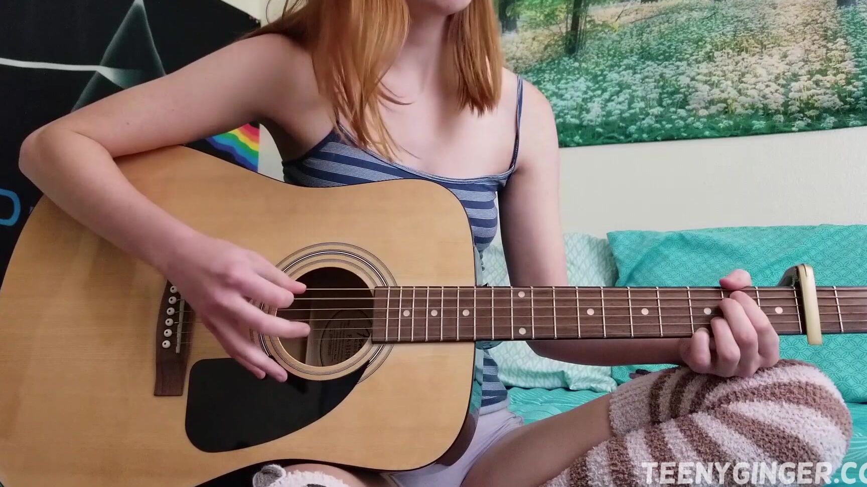 Teenyginger Vid Min Song Sunday Playing Pink Floyd On Guitar I M