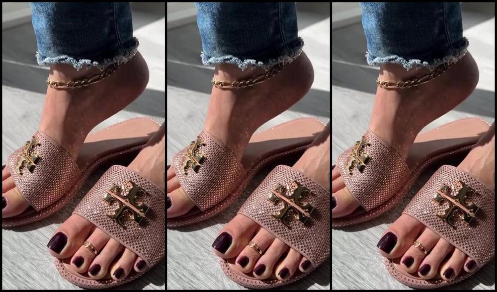 Goddess Pussyfoot Aka U186296307 Onlyfans I Got The Pink Sparkly Tory S Thanks To My Best Boy For This Frivolously Luxurious Find