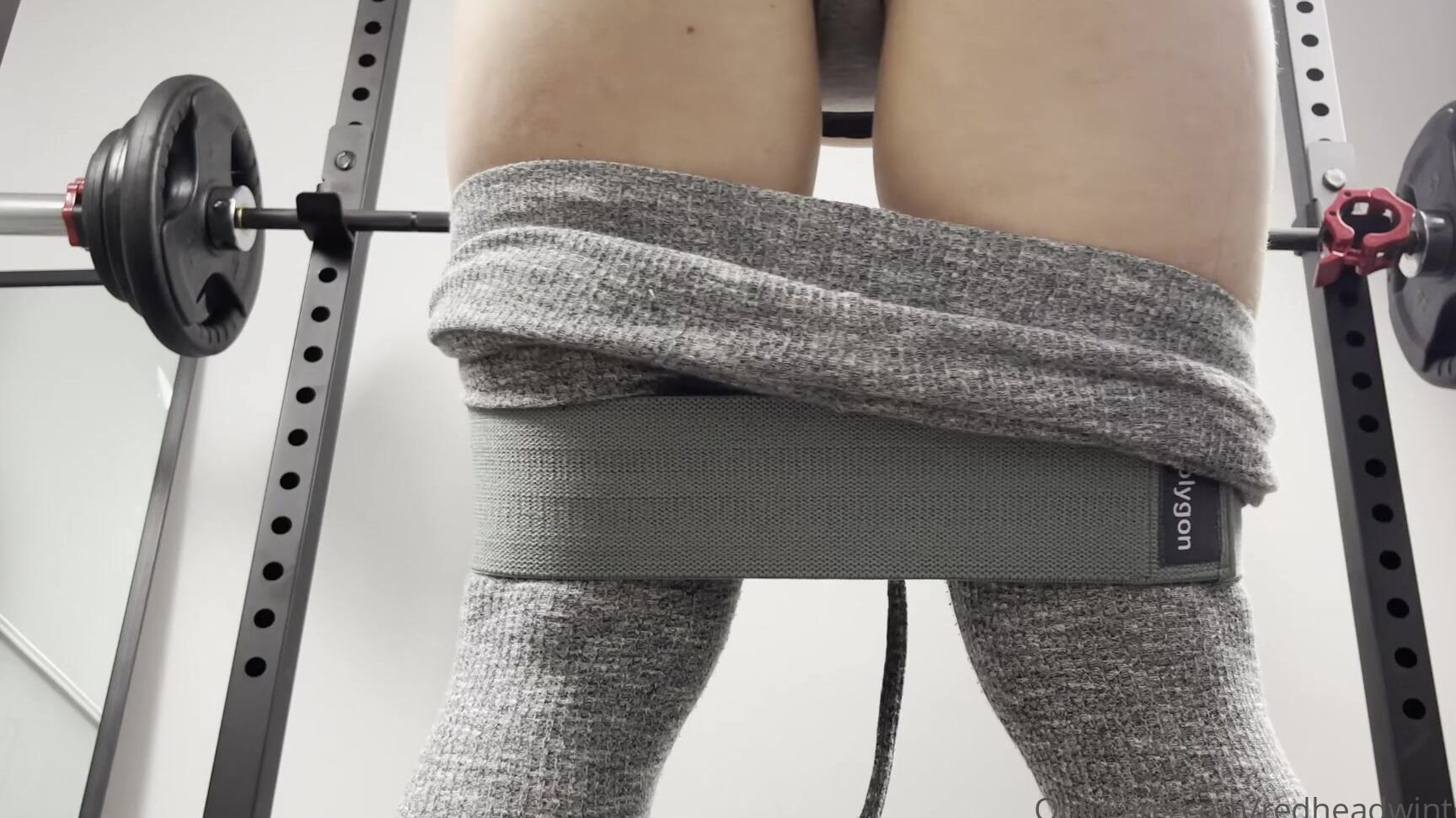 Redheadwinter 1386667703 03 09 2024 I M Your Personal Trainer This Week Your First Exercise Is Banded Squats Please Watch This Instructional