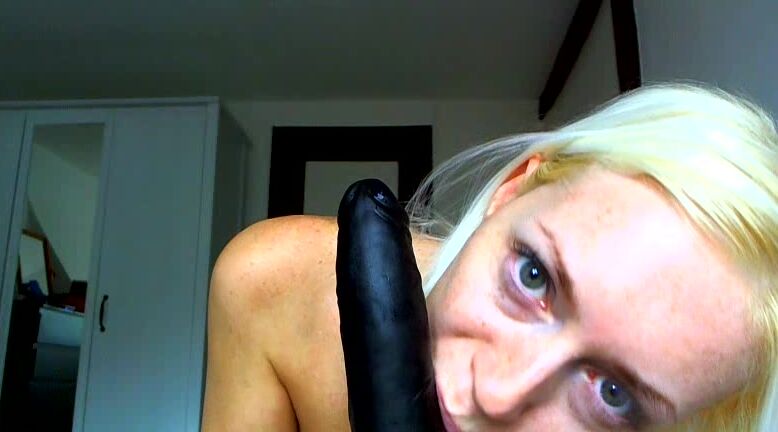 Kimber Benton Sucking Big Black Cock Pov