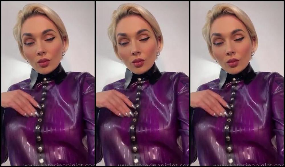 Katerina Piglet Nicknamed Katerinapiglet Femdom 11 08 2021 Onlyfans Video Transparent Shirt What Do You Think About Latex Office Style