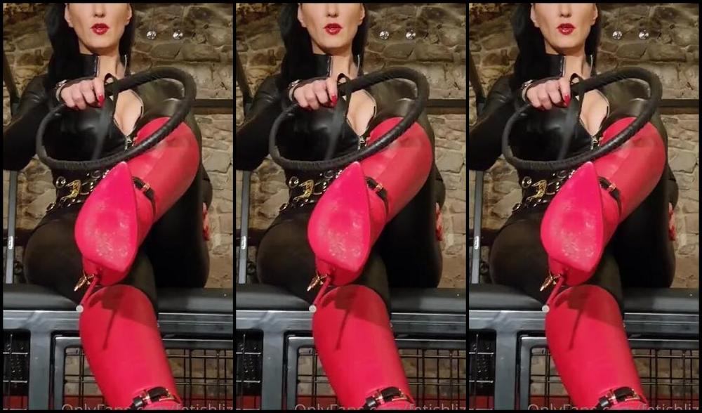 Fetishliza Onlyfans Your Place Is Under My Leather Boots This Is How You Will Be Allowed An Orgasm