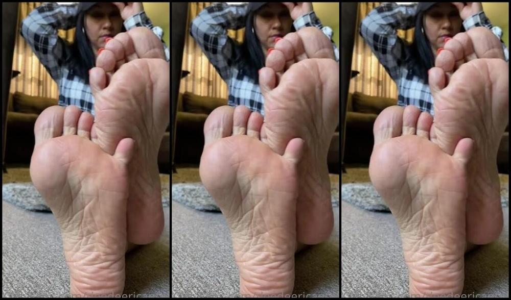 Deedeericanfeet Onlyfans As Requested In Orange Toes