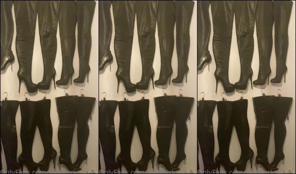 Lady Dark Angel Thanku So Much To The Guys Who Have Helped Me By Sending The Right Things To Hang My Boots Up They Are All Up Now And Looking Good