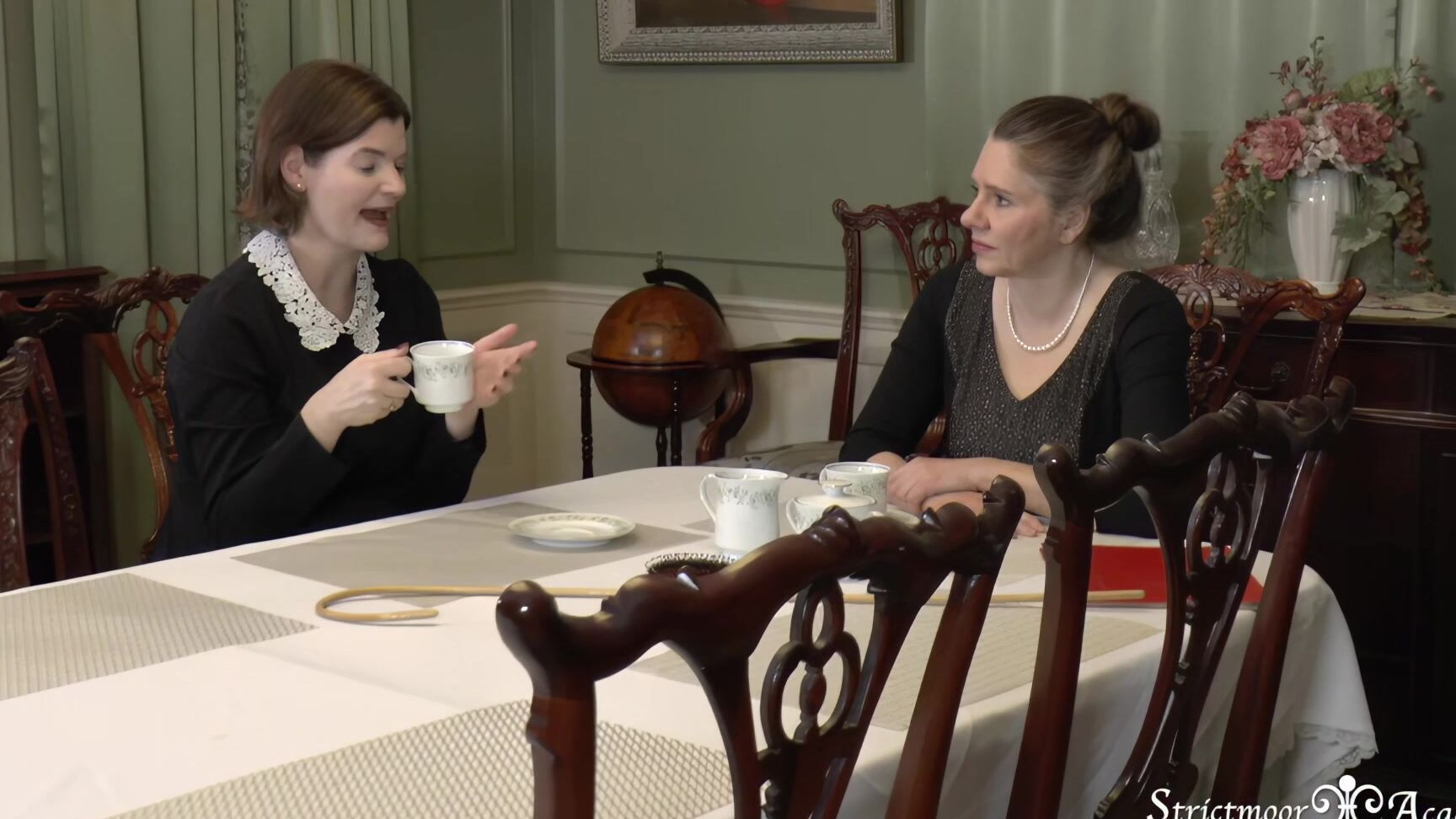Strictmoor Academy 1940S Discipline Scene 1