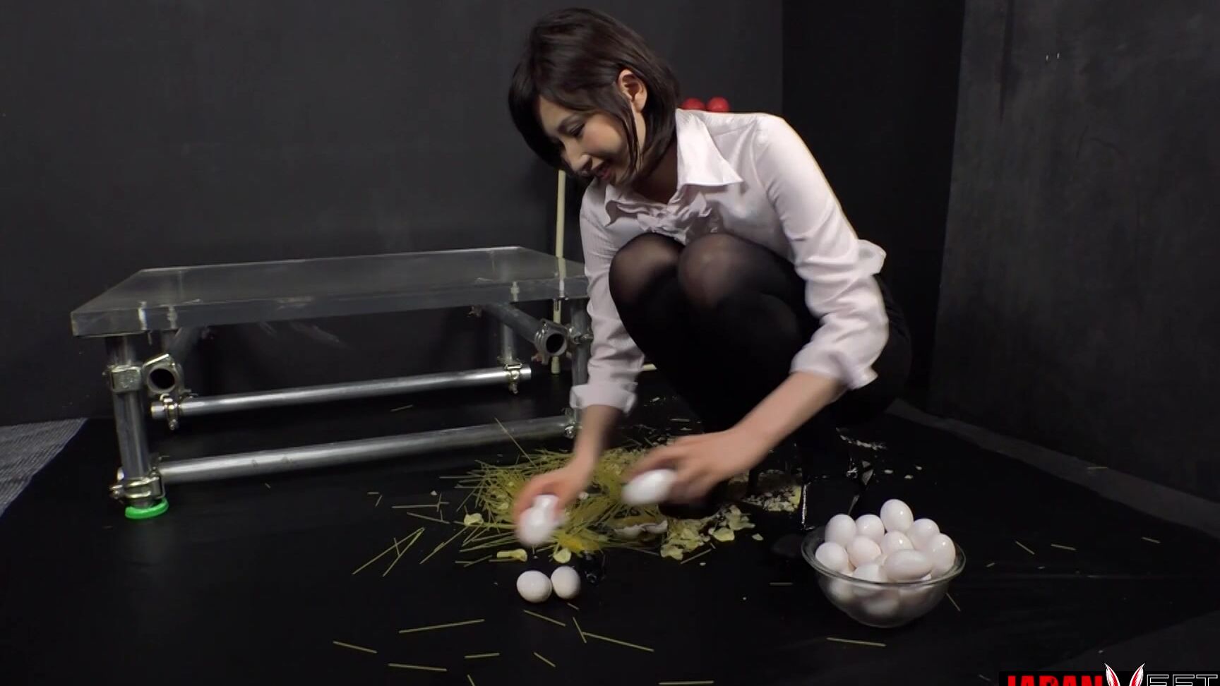 Japan Ff Yua S Elegant Food Crush Destruction By Stockings Amp Heels