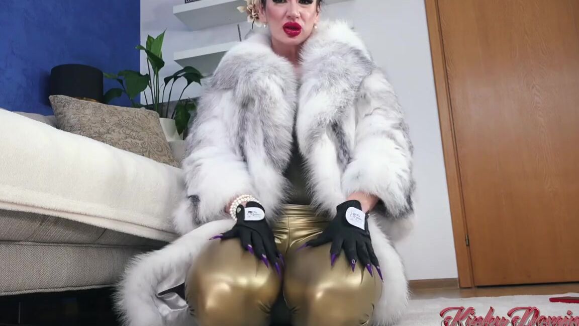 Kinkydomina Onlyfans This Clip Is Available For All My Vip Fans Perfect Leather Gloves On Goddess In Fur As You Can Tel