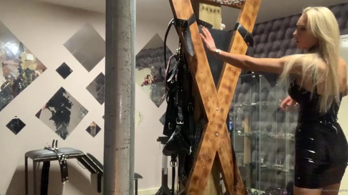 Ladydarkangeluk Onlyfans Good Morning Fans Imagine Being Tied Here In My Dungeon And I Do This