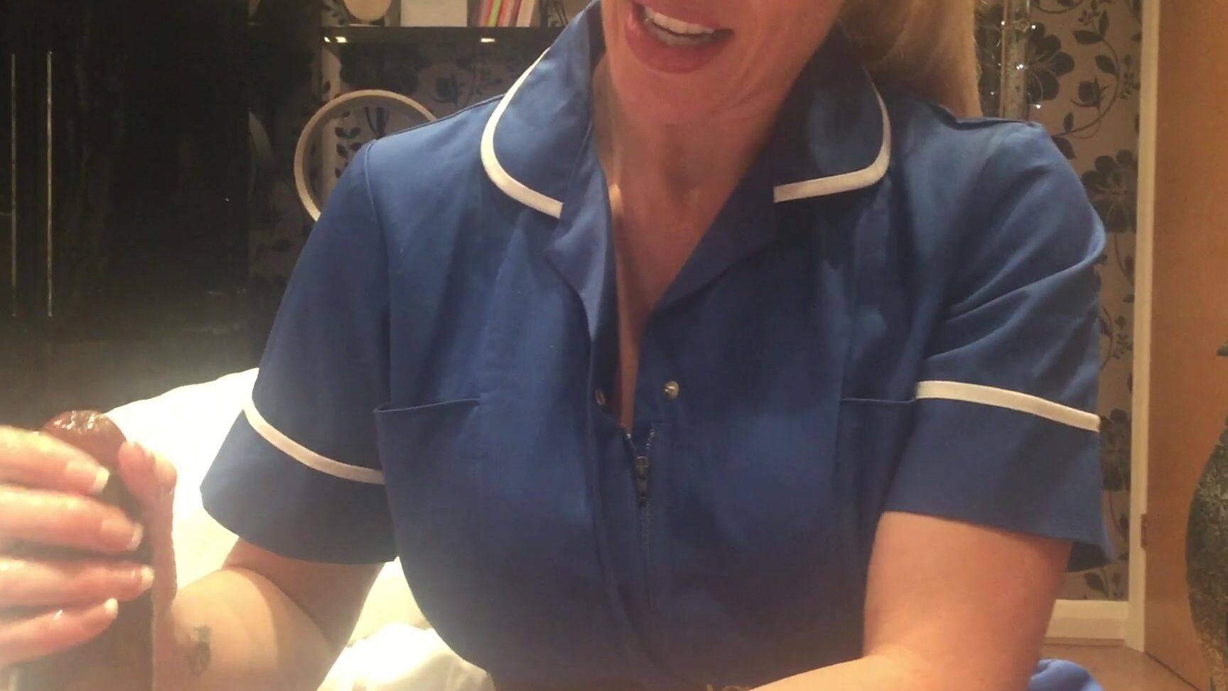 Shaft Uk Oiled Up Handjob By Big Tit Nurse