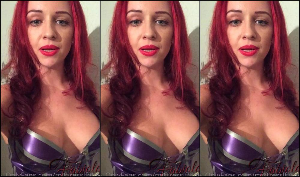 Mistresslfatale Listen Very Carefully This Is My Video Instruction And I Wan