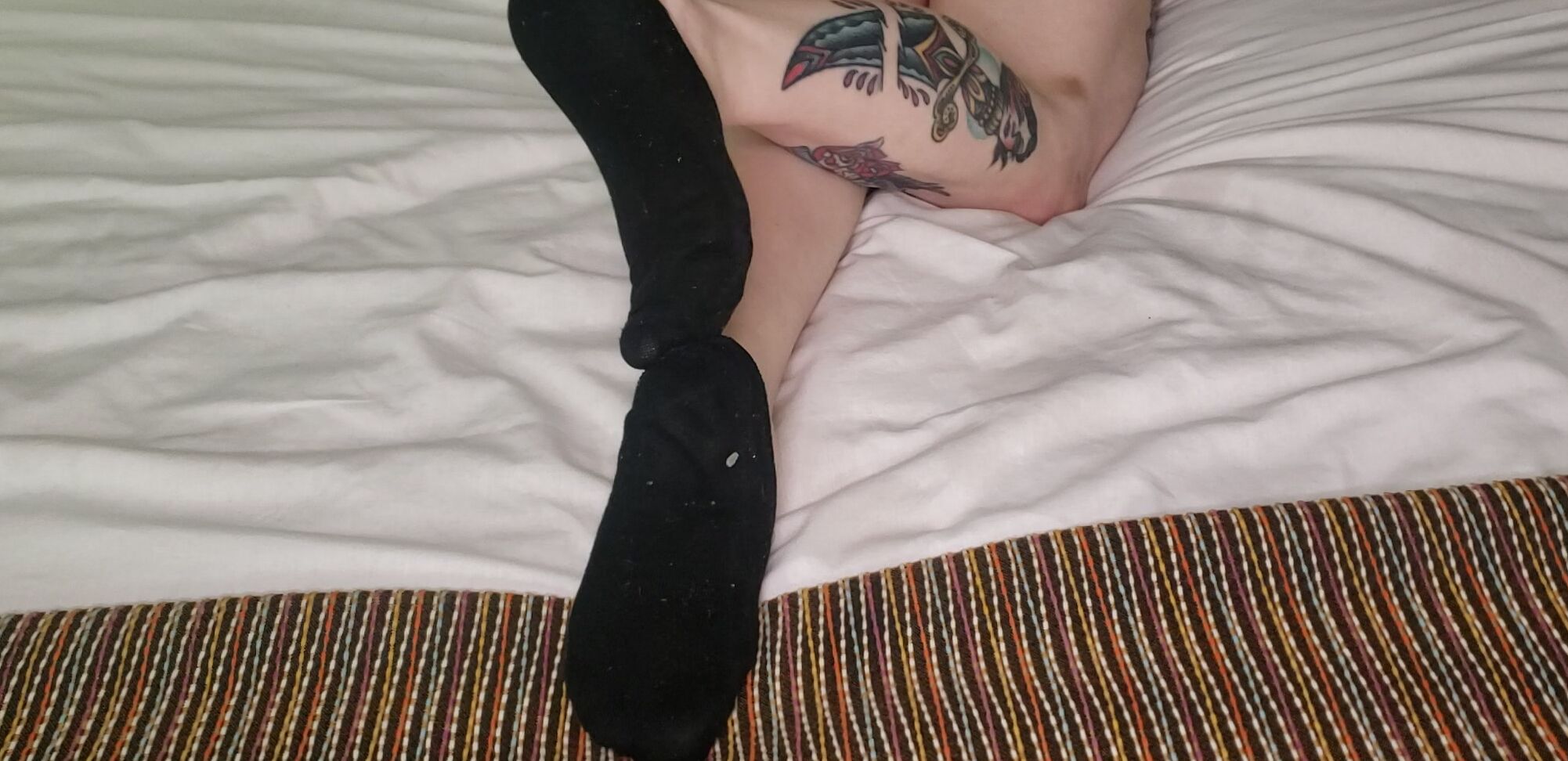 Ladylazarus Ankle Sock Removal And Foot Rubbing