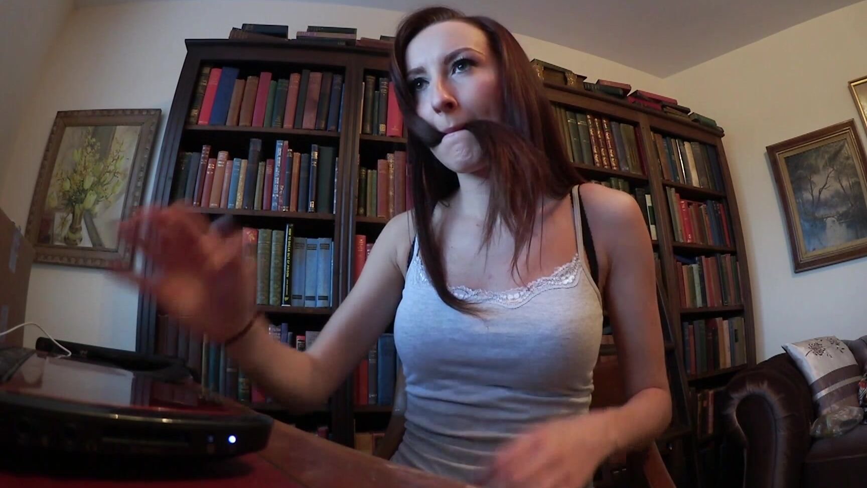 Sophia Smith Hair Straightening