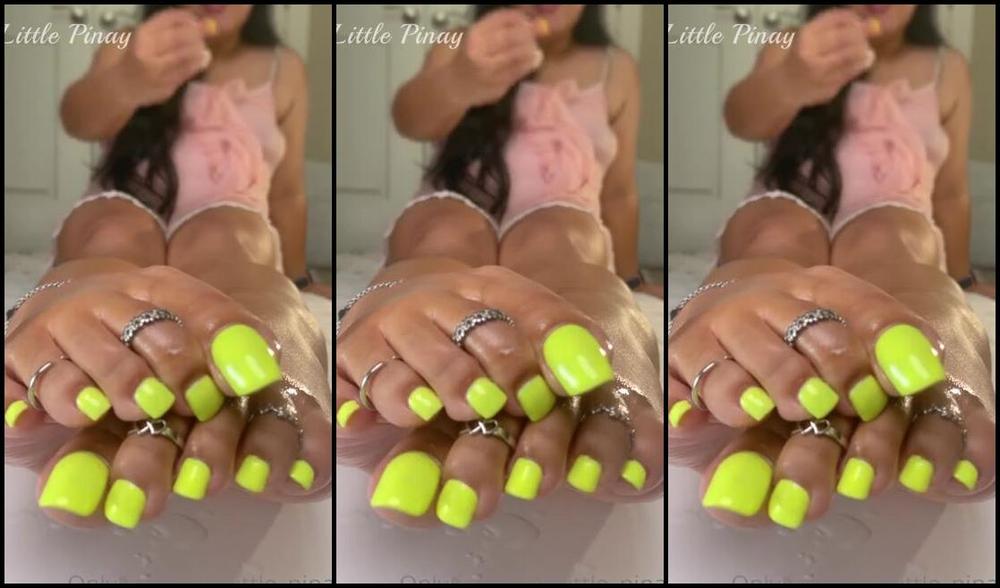 Little Pinay Nicknamed Little Pinay Onlyfans Because My Nails Are Matching Colors I Have To Make The Best Video Lets See Who