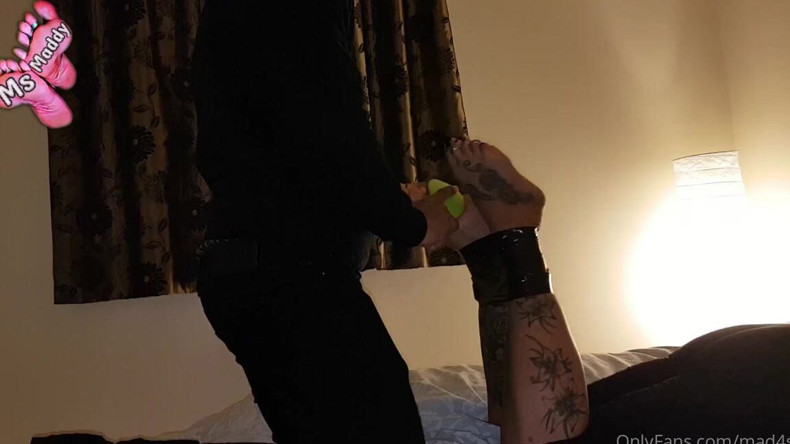 Msmaddy Aka Madsoles 1 Onlyfans Ankles Bound And Soles Tickled That Brush Though