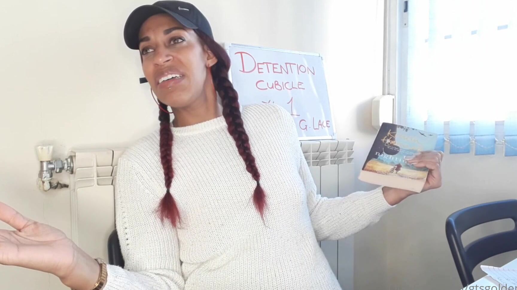 Gtsgoldenlace Ellie Is Sat In Detention Bored To Fuck When Along Comes You A Total Nerd Trying To Hid