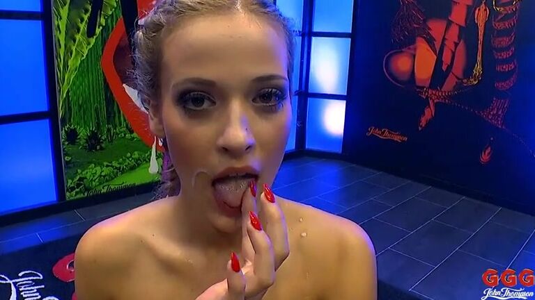 Group, Gangbang, FacialCumshot, Bukkake, Anal GGG - Ria Sunn Die Sperma Lady GGG