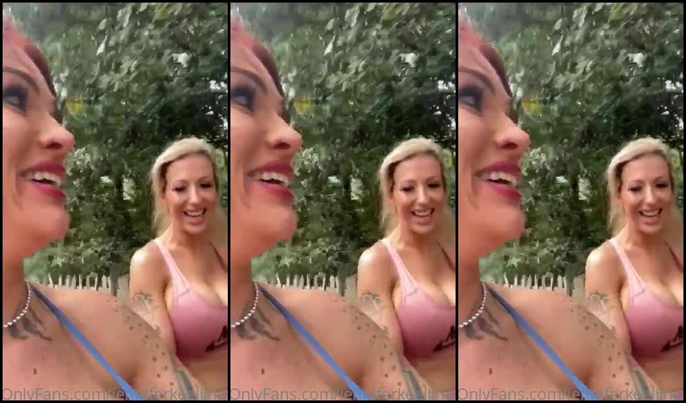Jenniferkeellings What Two Naughty Pornstars Talk About In The Park She S Got An An Emergency Cock In