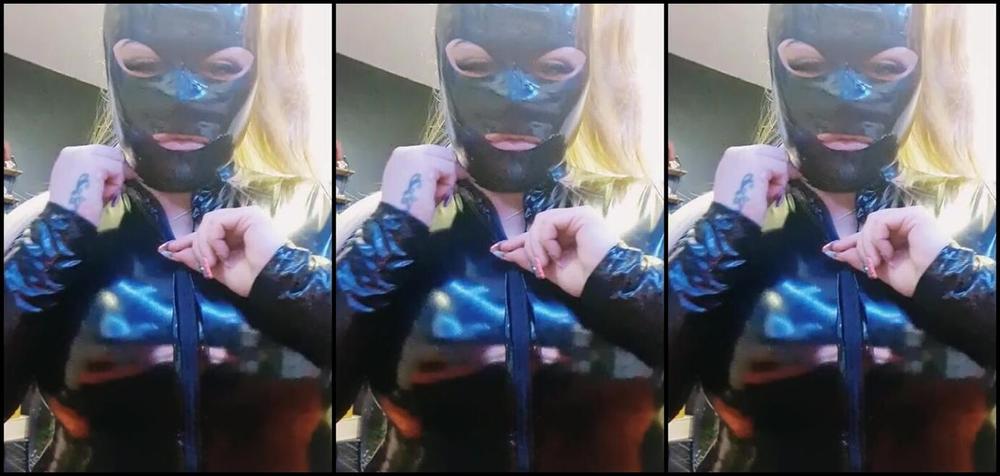 Miss Laura Nicknamed Mistresslaura11 Onlyfans New Full Clip Masked In A Very Sexy Latex Mask And Dressed In A Sexy