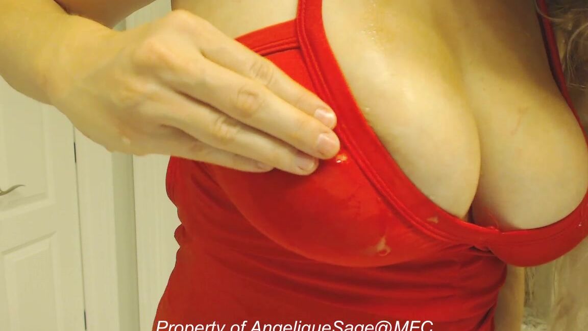 Strip Tease, Ice Fetish, Nipple Play angeliquesage ice nipples vid and strip dance ManyVids