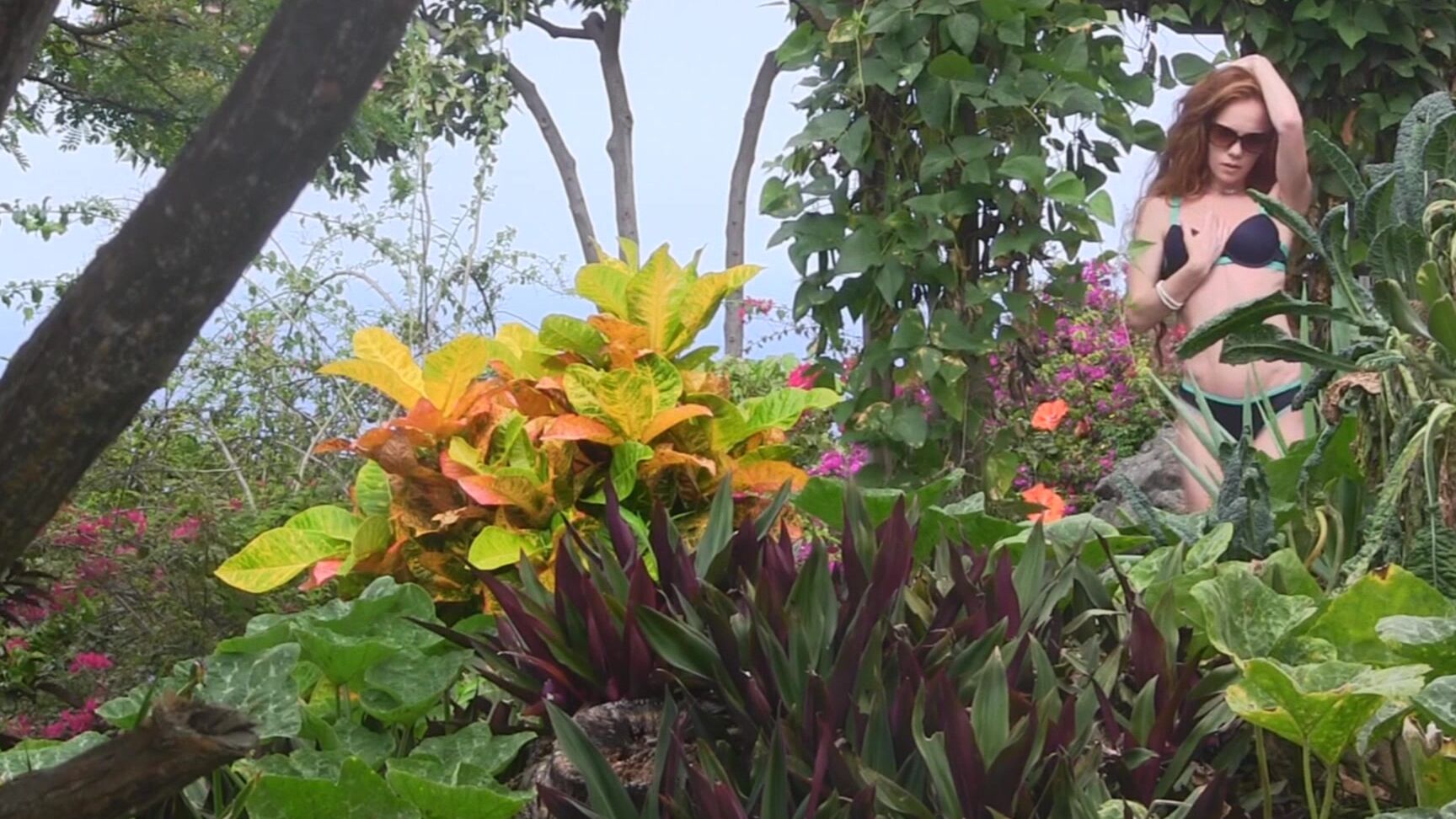 All Natural, Outdoors, Redhead, Softcore, Striptease heather carolin natural redhead garden striptease ManyVids