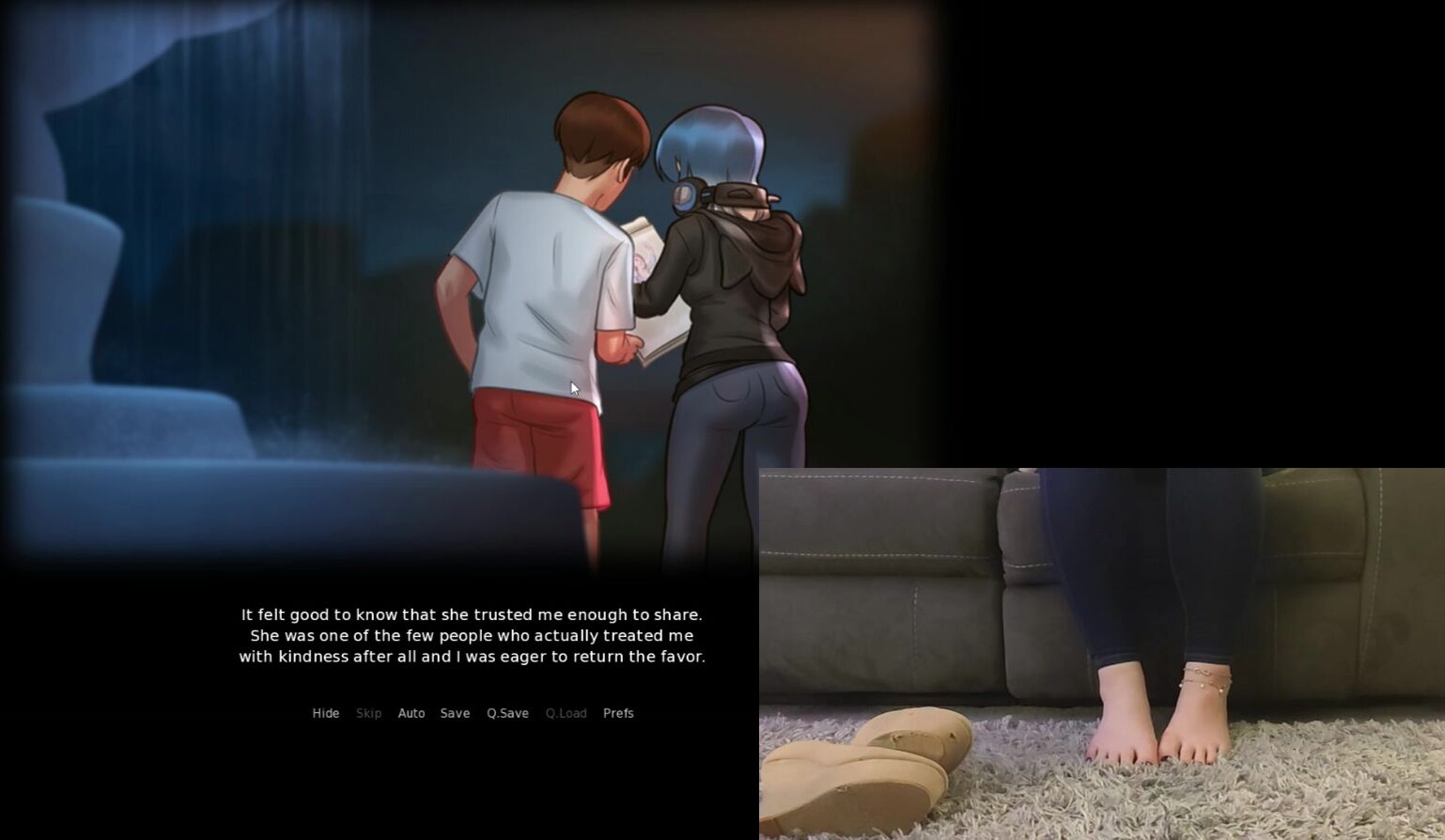 Kayties Feet Episode Of Summertime Saga I Really Want To Fuck Eve With Foot Cam