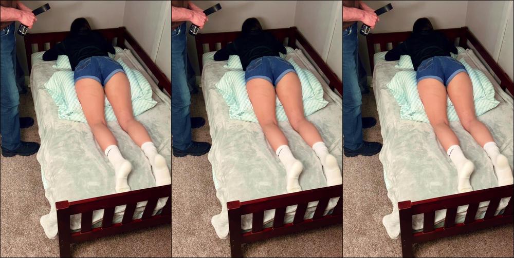 Rylie, Spanking M F, 2K Ultra HD, SDA Productions SDAP Jean Shorts Belt Spanking Clips4Sale