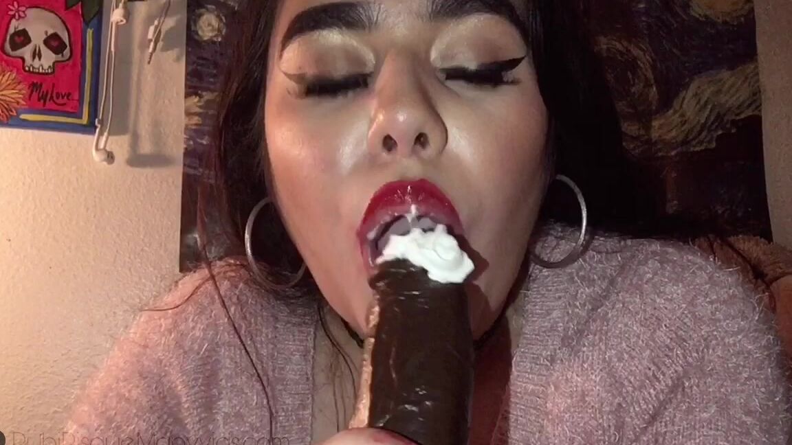 Dildo Sucking, Food, Latina, Lip Fetish, Whipped Cream Fetishh rubi risque fruity dream ManyVids