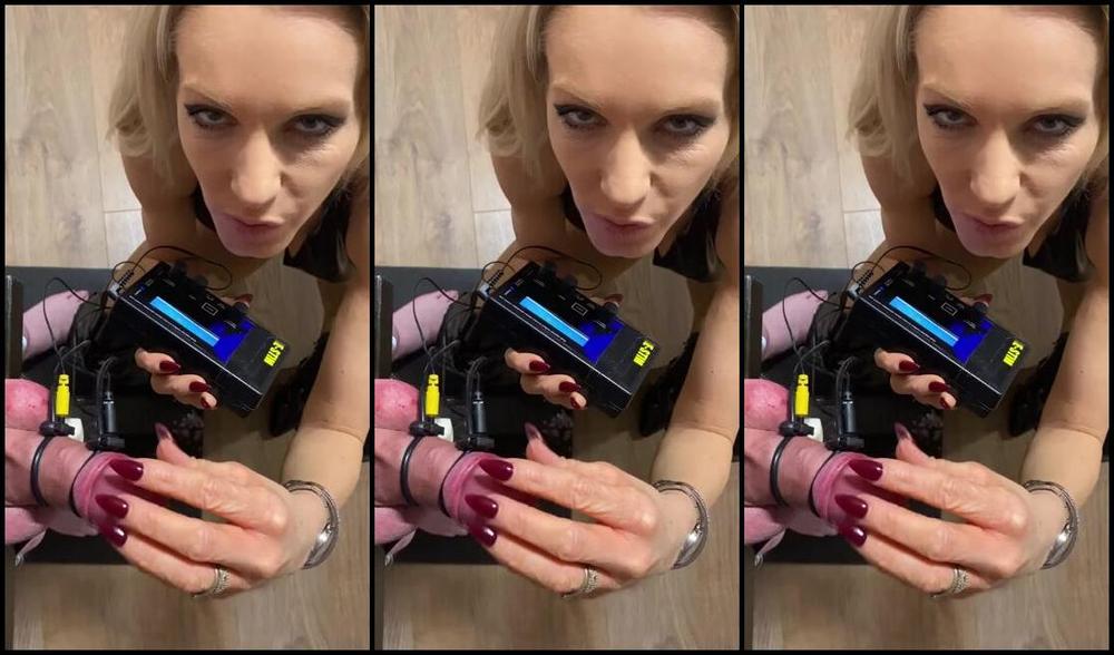 Ladydarkangeluk Onlyfans Electrics And Trapped Cock And Balls Ooooh Yes