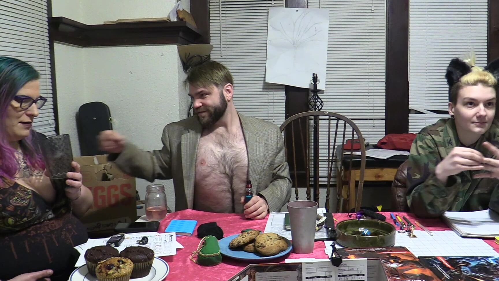 "Rardysexuality" 18 & 19 yrs old, games, geek, role play, sexy gamer Sunday DnD Game 23 1 CHAOS manyvids