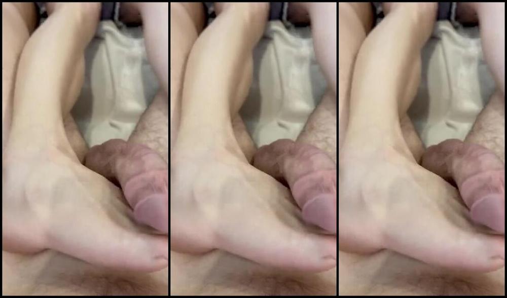 Brooke Jones Nicknamed Myposedtoesvip Onlyfans This May Be My Best Fj Video Yet My Freshly Painted White Toes Just Stroking His Cock So Smoothly