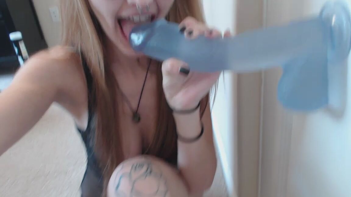 Katsaysmeow Tee Nbig Dildo Suck