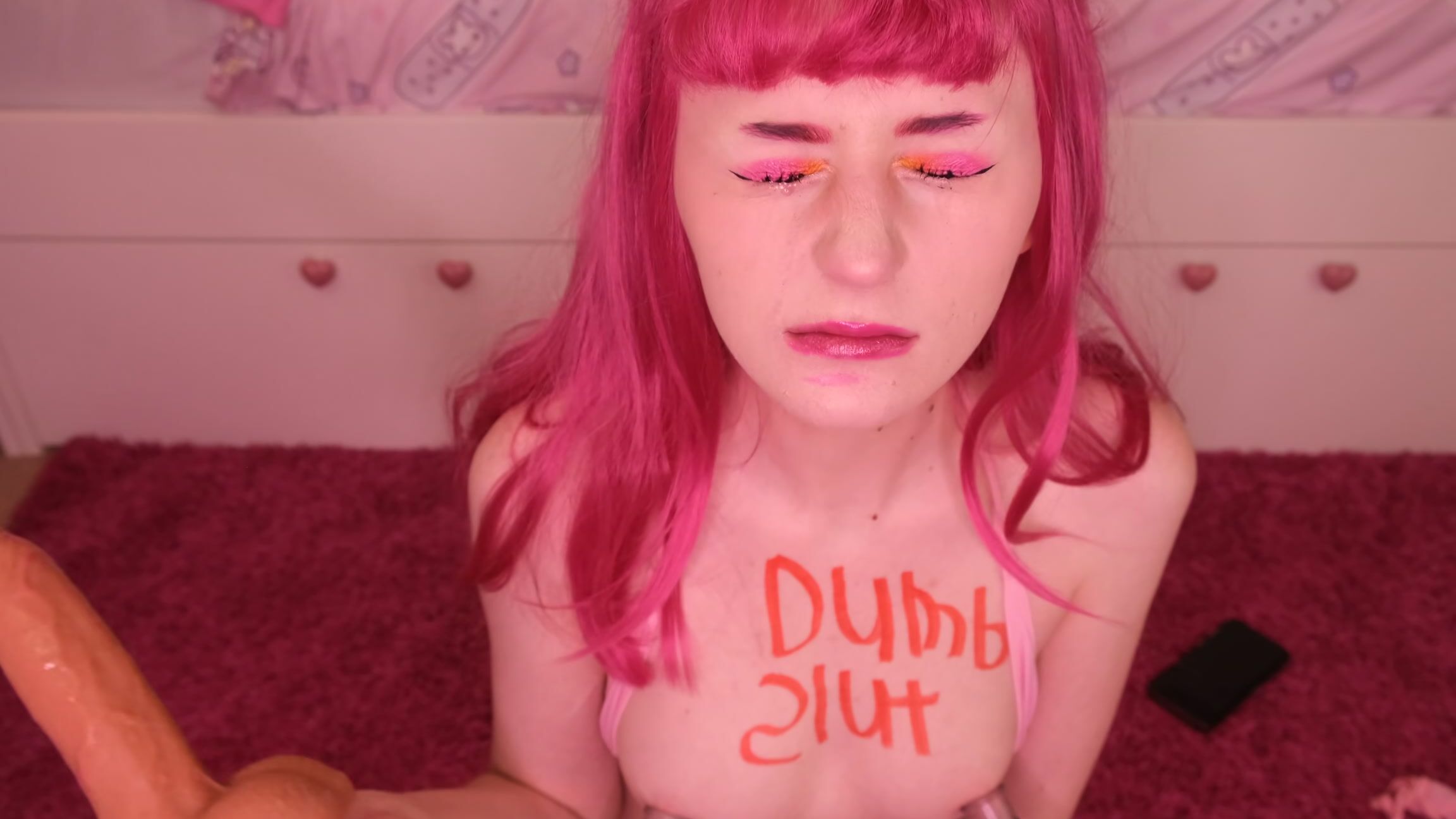 Tweetney Dumb Slut Begs For Cum